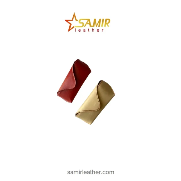کیف عینک چرم طبیعی