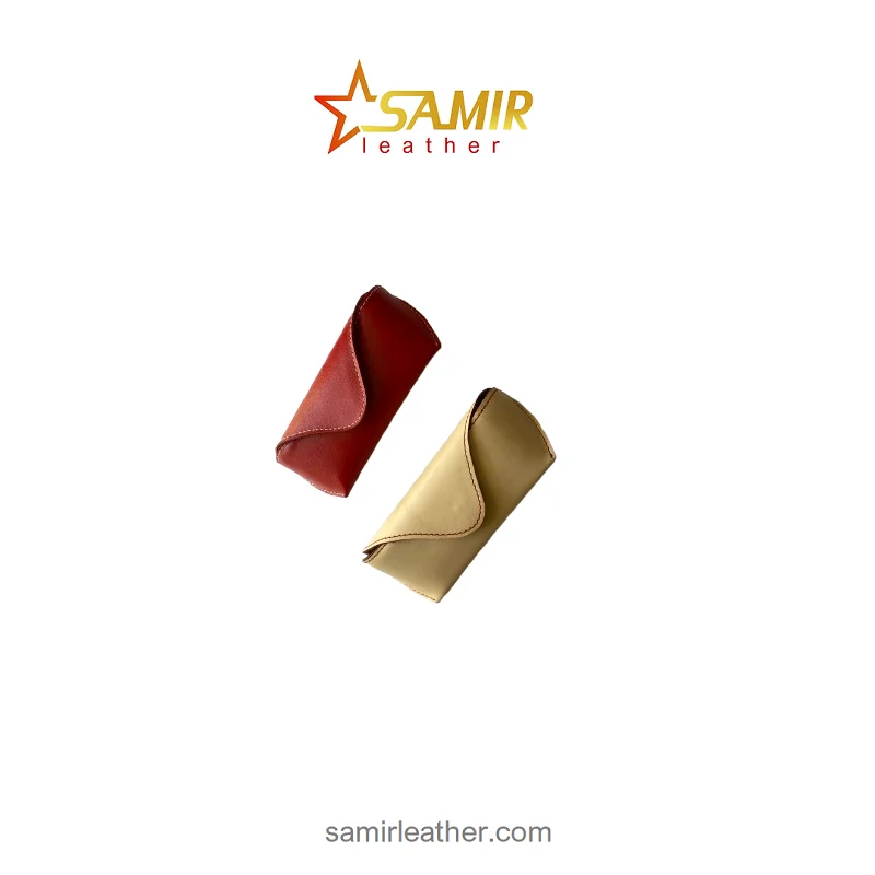 کیف عینک چرم طبیعی