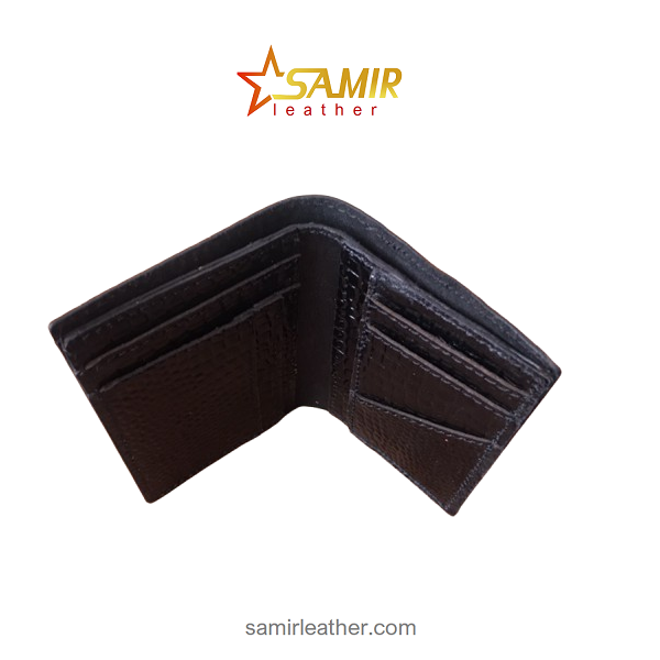 کیف پول چرم مردانه مدل جیبی چرم سنگی ریز (3) کیف پول چرم مردانه مدل جیبی چرم سنگی ریز